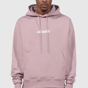 A MA MANIÉRE Unisex Hoodie Sweatshirt Color Pinkish Mauve Size S  NWT